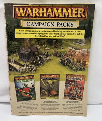 Citadel Miniatures: The 1998 Complete Catalog Games Workshop Warhammer NO COVER