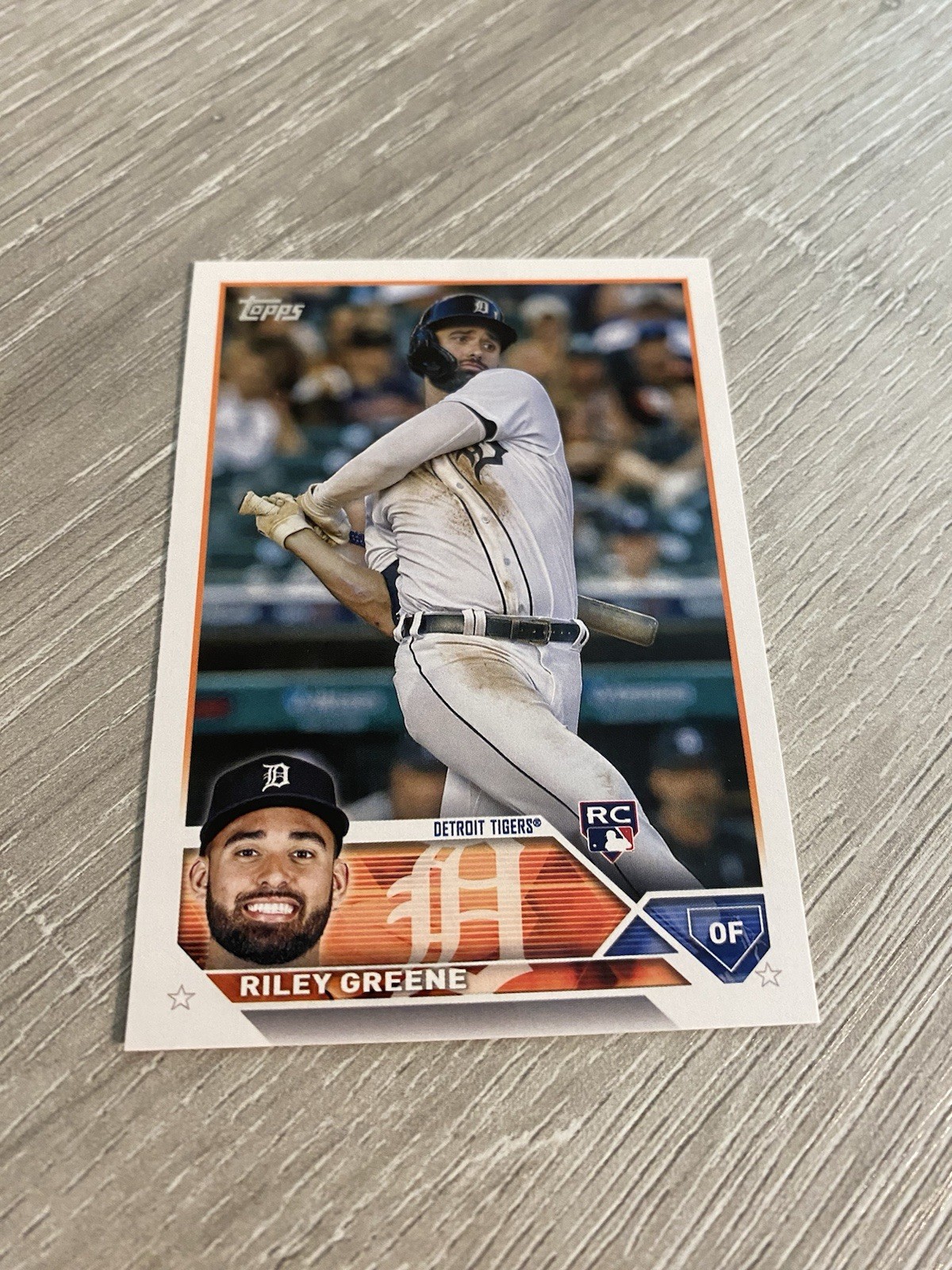 2023 Topps #31 Riley Greene Detroit Tigers RC Rookie