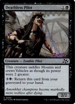 MTG DFT *Foil Deathless Pilot 82 NM C Aetherdrift 2025 *SCAN