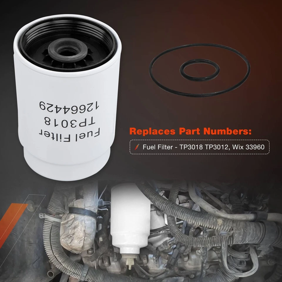 Diesel 6.6L Duramax Filter Kit For 01-16 Chevy Silverado GMC Sierra 2500 3500 HD Foto 3 de 4