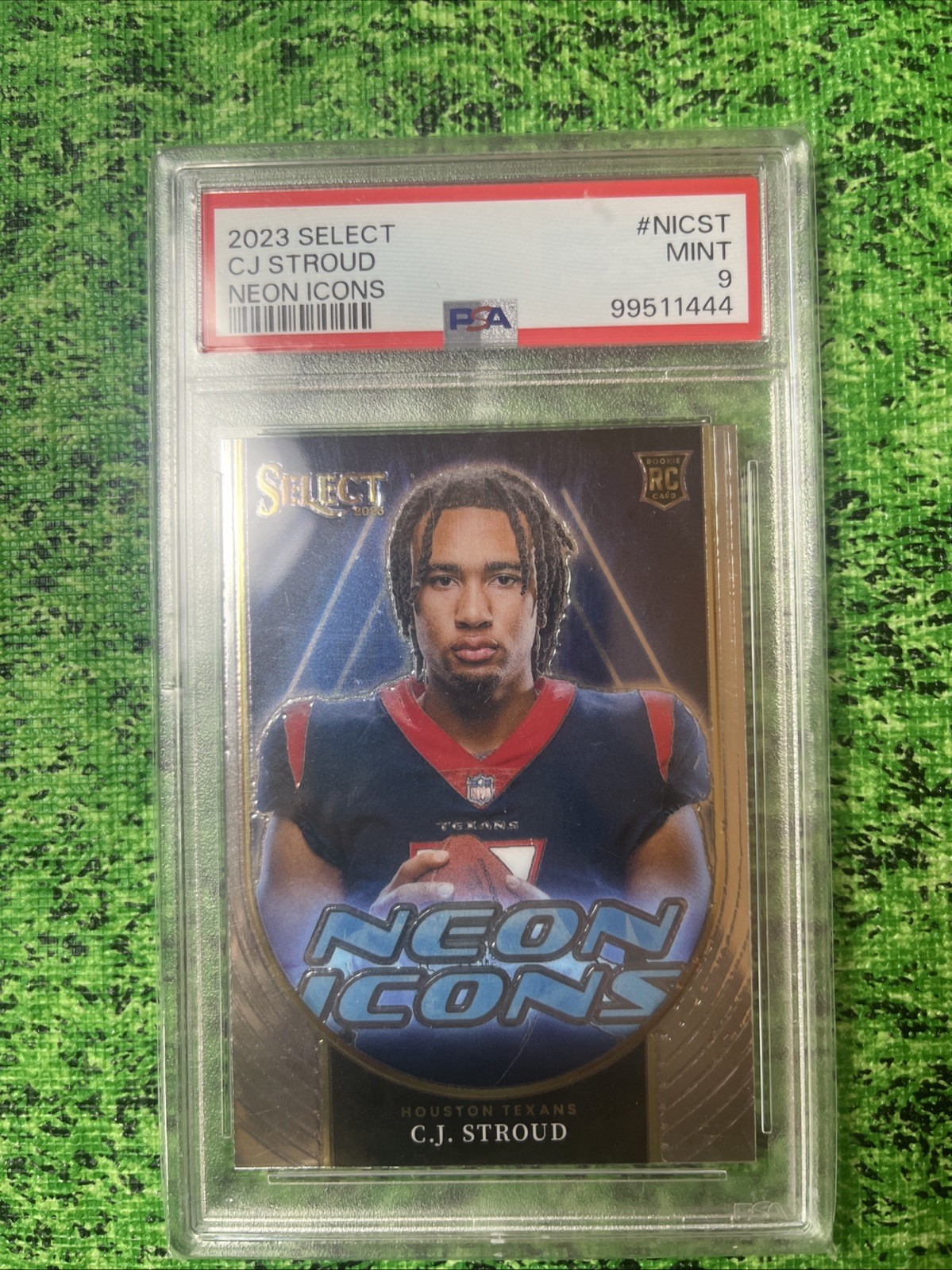 2023 Panini Select - Neon Icons C.J. Stroud #NI-CST (RC) PSA 9