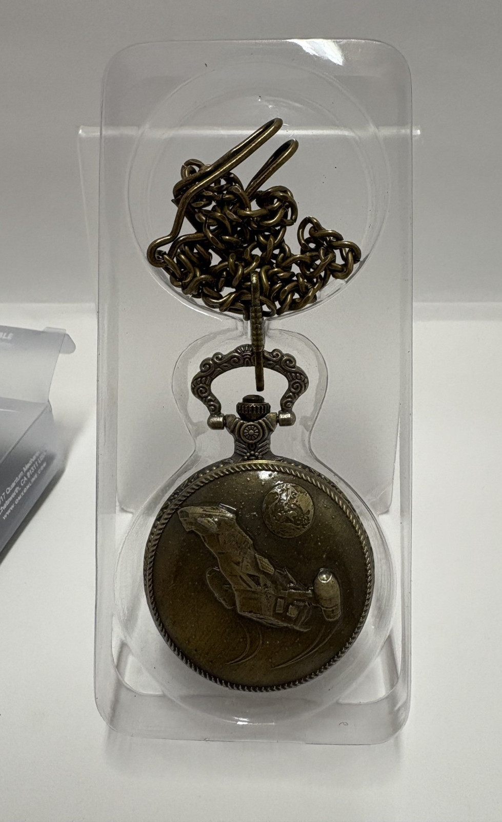 NIB Firefly Loot Crate Commemorative Pocket Watch Metal 2017 Qmx Serenity