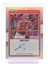JARED WILEY 2025 PRIZM SIGNIFICANT SIGNATURES AUTO #SSI-JWY CHIEFS Q0014