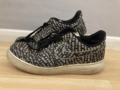 Größe 11,5 - Herren Nike Air Force 1 AF1 Just Do It Turnschuhe