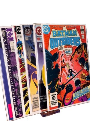 DC Comics Batman Comic Book Lot of 5 80s 90s/ #500 #2 #443 #440 and more  