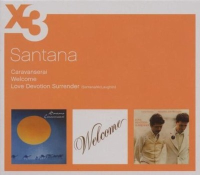 Santana - Caravanserai/Welcome/Love Devotion Surrender  3CD Box Set 3CD NEU OVP