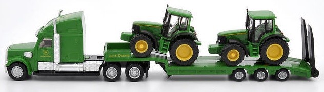 Camion SIKU 6x4 remorque dieplader tracteur John Deere 6920 miniature 1:87