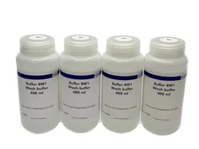 (4) QIAGEN 400mL Buffer RW1 Wash Buffer Bottles for RNeasy AllPrep 1019962