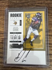 2017 Panini Contenders - Rookie Ticket RPS Dalvin Cook #309 (AU, RC)