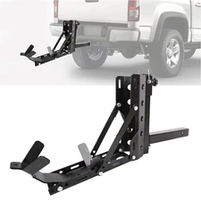 800lb Motorcycle Scooter Carrier 2" Tow Receiver Trailer Hauler Hitch Mount Rack
