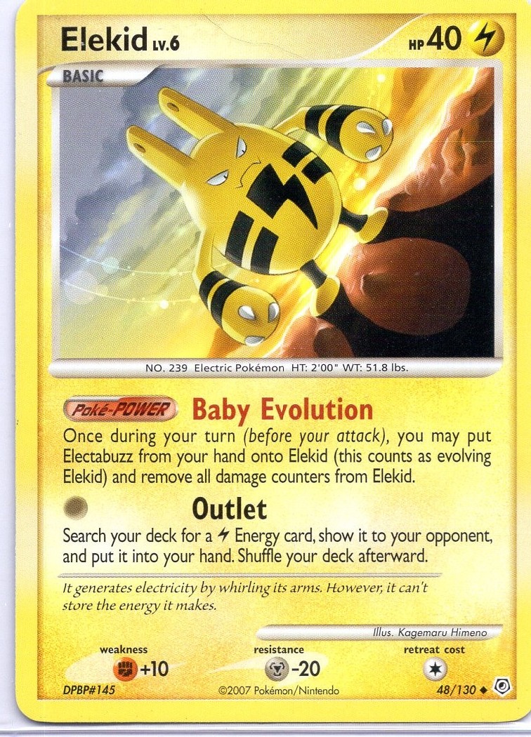 Elekid 48/130 Diamond and Pearl Uncommon LP