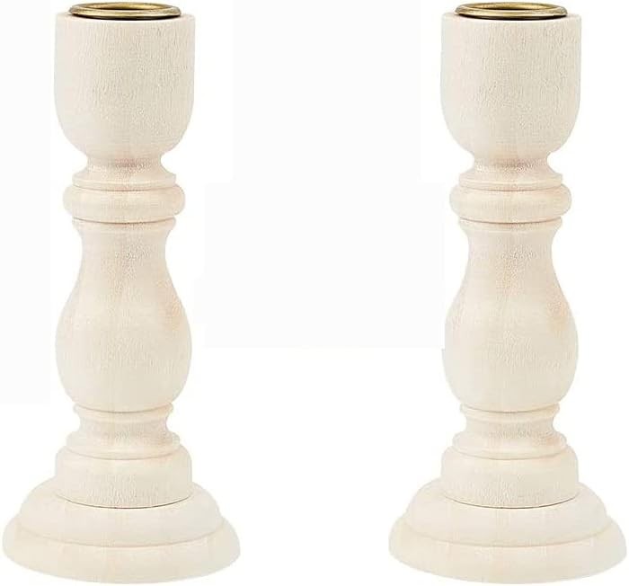 12.5x6x2cm Wooden Candlesticks Holder Antique Candle Holder Handicraft Vintage