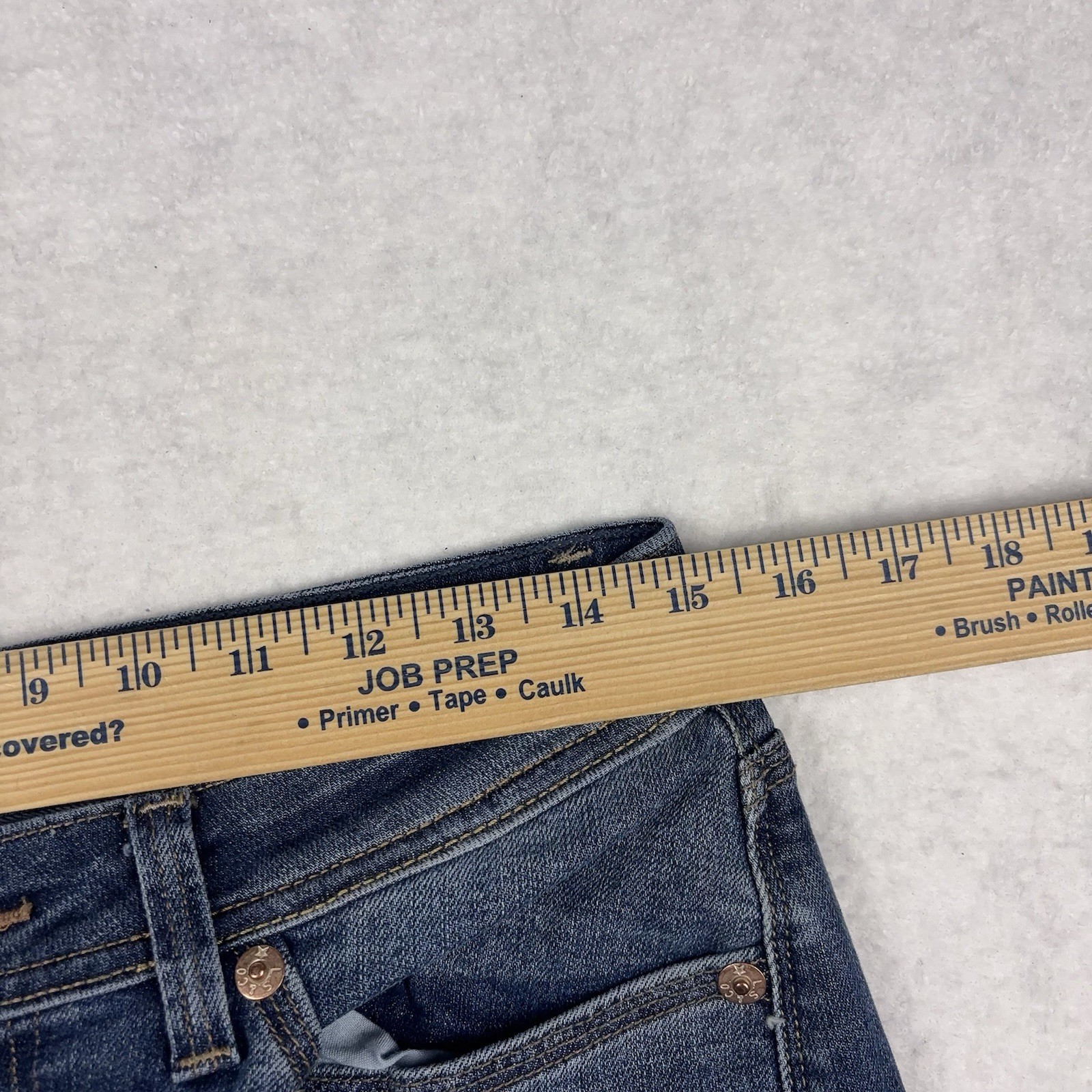 Levi's 529 Curvy Boot Cut Jeans Women's 8 (Fits 30x30) Irregular Faded Denim NWT thumbnail 8