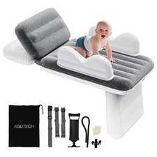 Abdtech Inflatable Toddler Airplane Bed Safe Soft - Portable Kids Travel Bed...