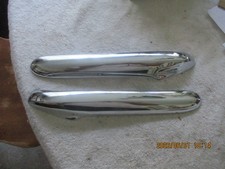 Usedrechromed 1958 Chevrolet Impala Eyebrow Extension Mouldings-pt 3751891-892