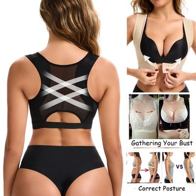 Fajas Colombianas Posture Corrector Chest Brace Up Back Support Body Shaper Vest
