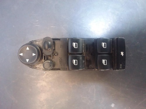 BMW 5 SERIES POWER WINDOW SWITCH RH FRONT (MASTER SWITCH), NON AUTO DIP MIRROR,