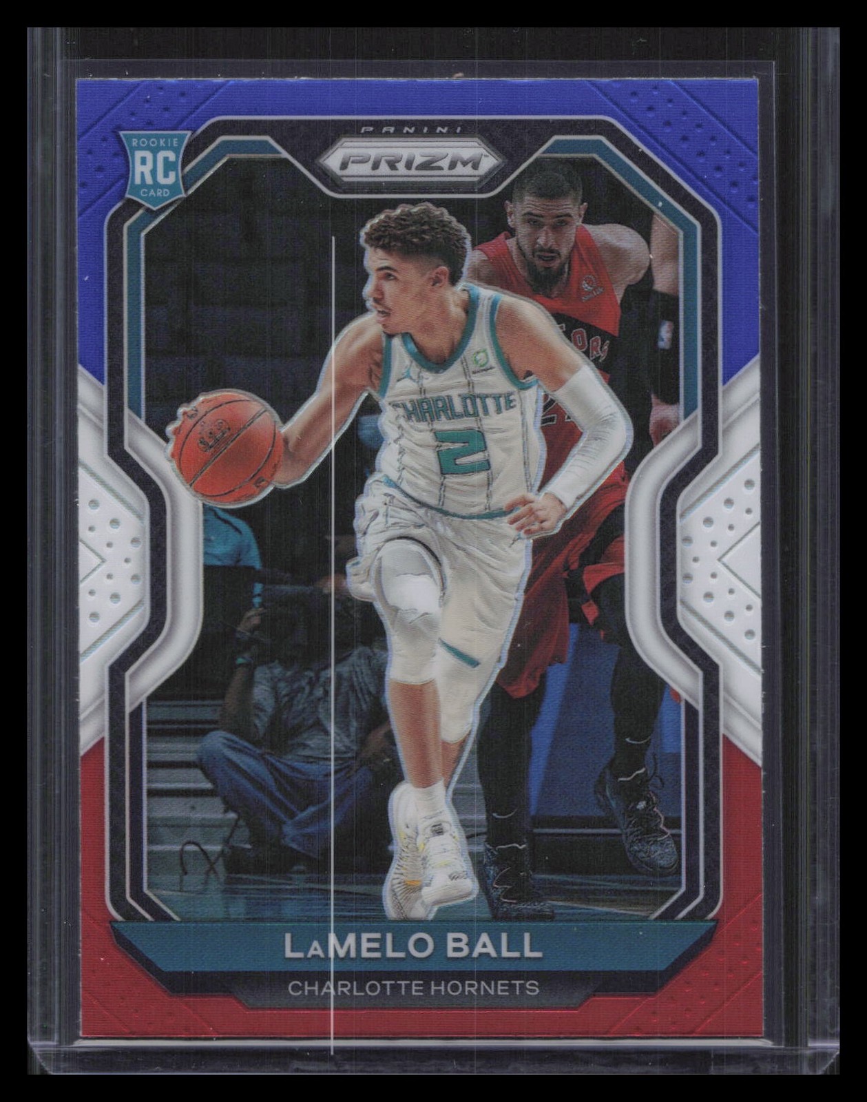 LaMelo Ball 2020-21 Panini Prizm #278 Red, White and Blue Prizms