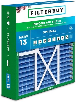 Filterbuy 22x24x5 Air Filter MERV 13, AC Furnace Replacement for Amana & Goodman
