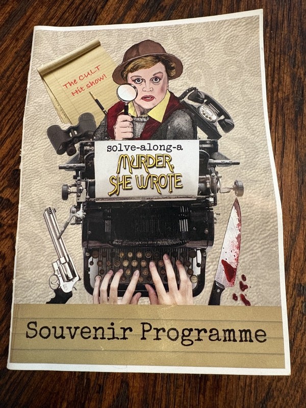 Solve a long a Murder She Wrote Souvenir Programme