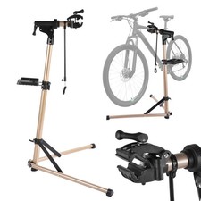 Heavy Duty Bike Repair Stand 110LBS, Adjustable Maintenance Bike w/Tool Tray