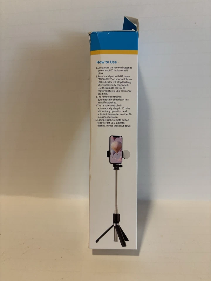 Remote Selfie Stick Tripod Phone Desktop Stand Desk Holder For iPhone/Samsung US - Image 2 of 4