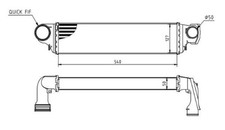 Ladeluftkühler MTR 13054572 für BMW 3er E46 Touring Compact 318 320 330