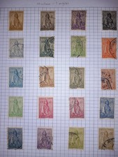 Angola Portugal Correio Classic A Values Used Selection Stamp Page