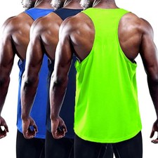 Running Tank Top Men Summer Sport Gym Vest Quick Dry Training Tanktop Workout