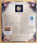2007 GEORGE WASHINGTON PRESIDENTIAL $1 COIN & STAMPS COMMEMORATIVE DISPLAY PAGE — photo 2