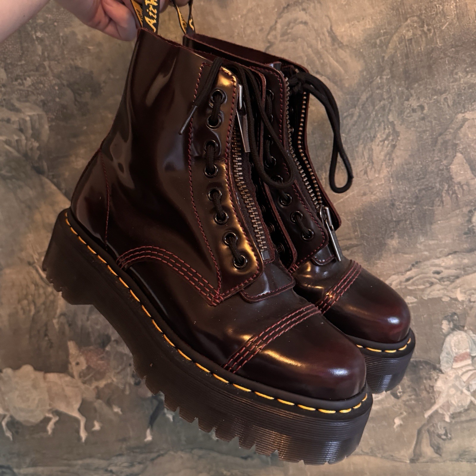 Dr. Martens Sinclair Arcadia Platform Leather Boo… - image 2