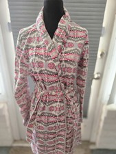 Pendleton Tribal Southwestern Pastel Short Robe Sz Medium