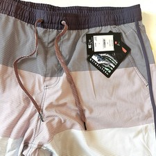 Quiksilver Mens Board Shorts Mid Length SIZE Large Sunset Purple Volley Original