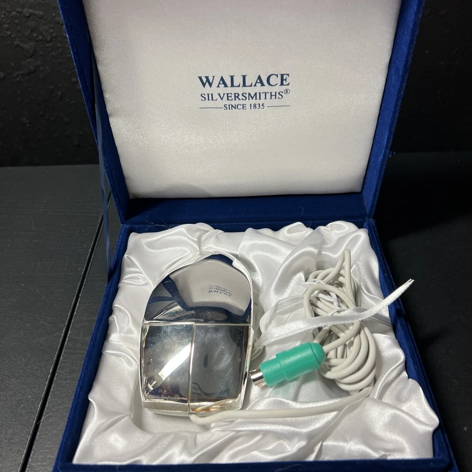 Wallace Silversmiths Silverplated Mouse With Mouse Pad  - Image 3 of 4