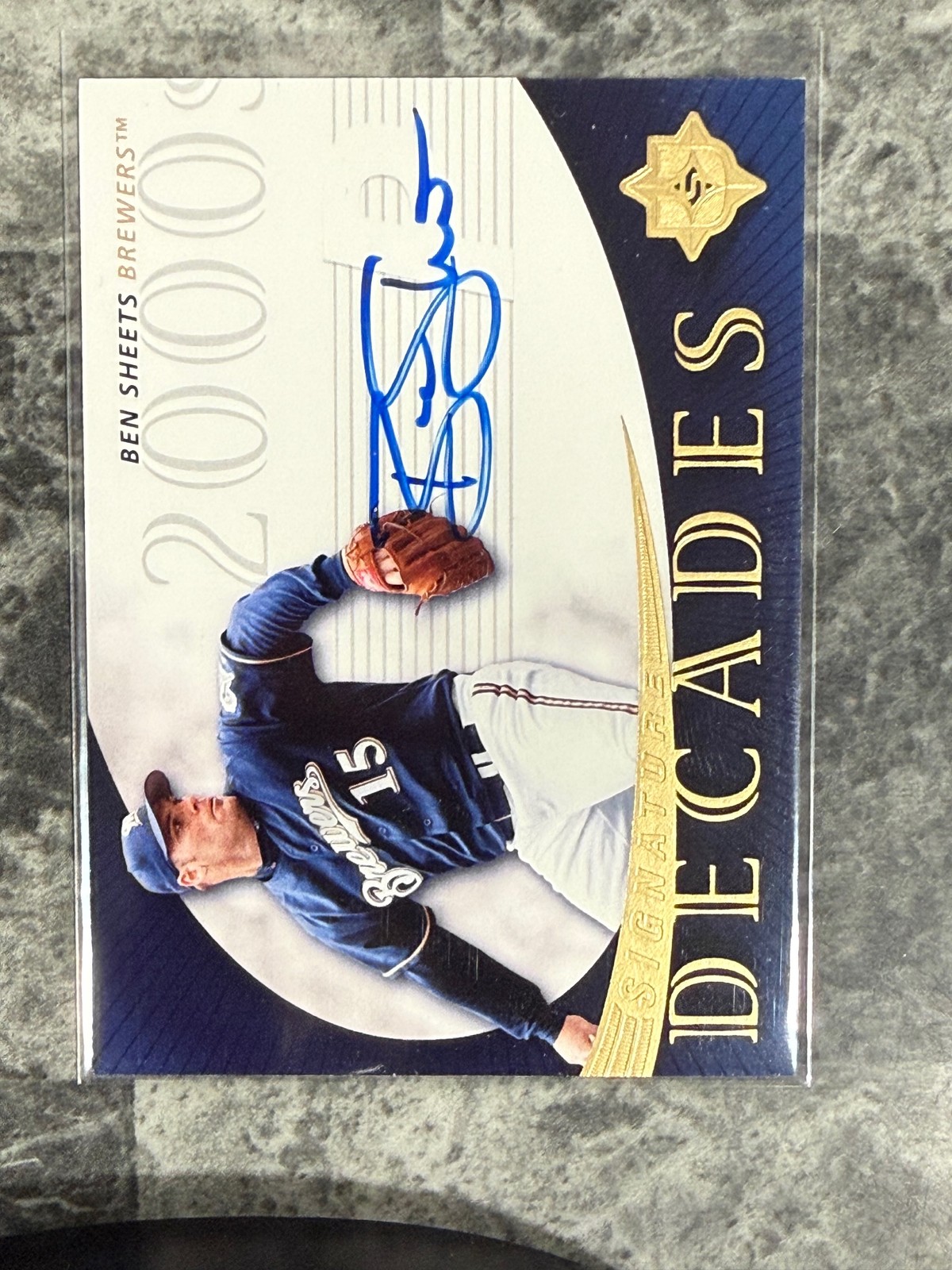 2005 UD Ultimate Signature Edition #SD-BS Ben Sheets Decades