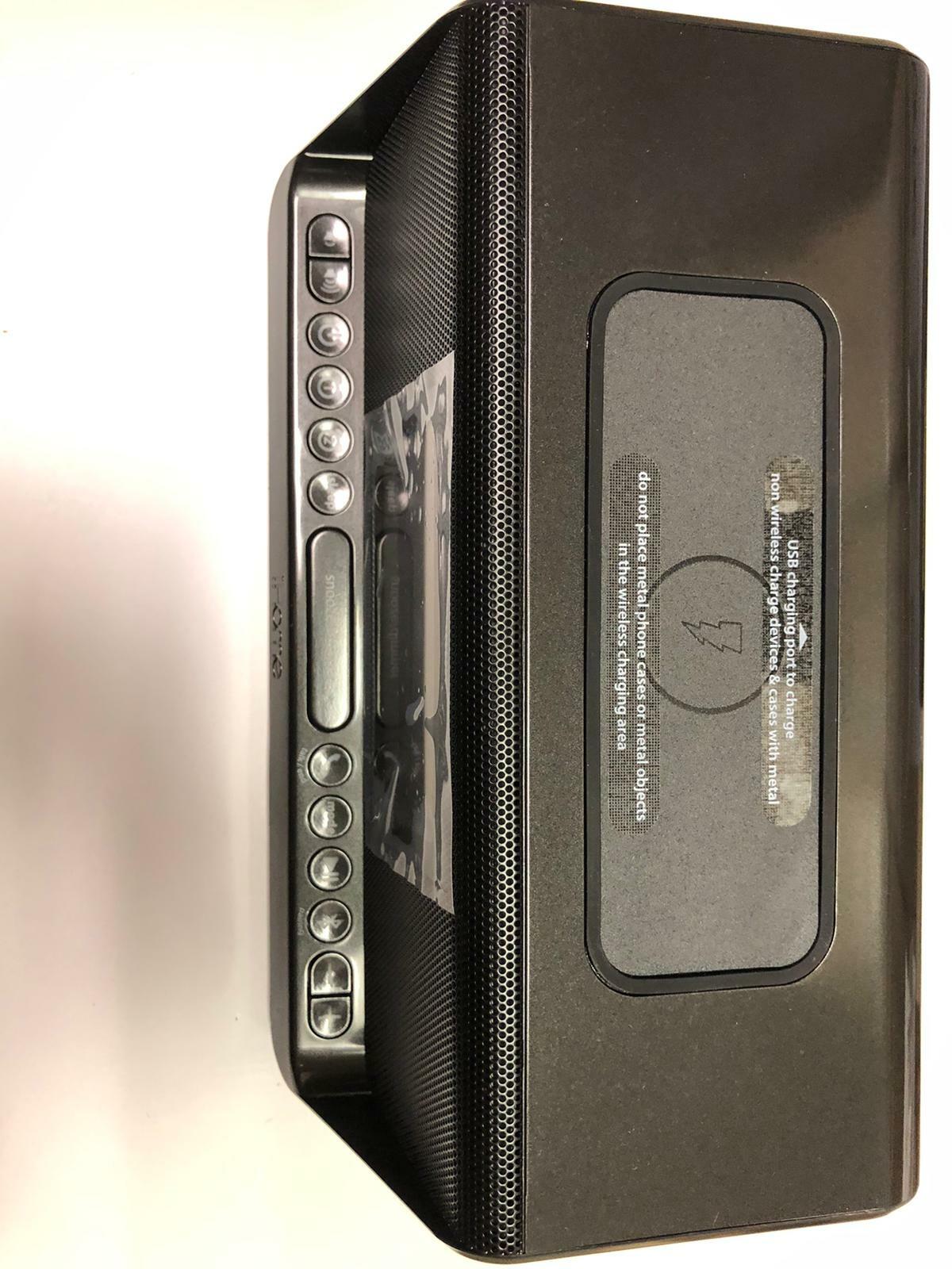 ihome dual charging stereo speaker system with dual alarm