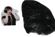 Cute Black Bob Wig, Short Straight Bangs, Adult Size, Cosplay Costume Accessory