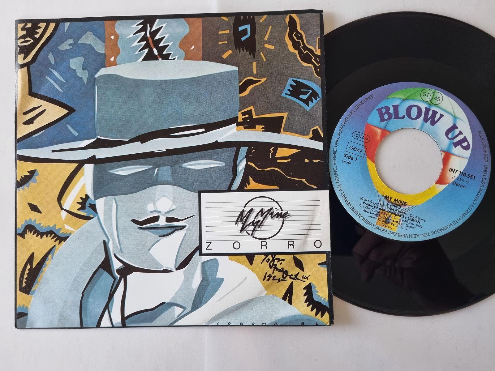7"" Single My Mine - Zorro Vinyl Germany ITALO DISCO