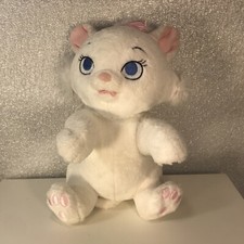 Disney Babies The Aristocats Marie White Kitty Cat Plush Toy 9"