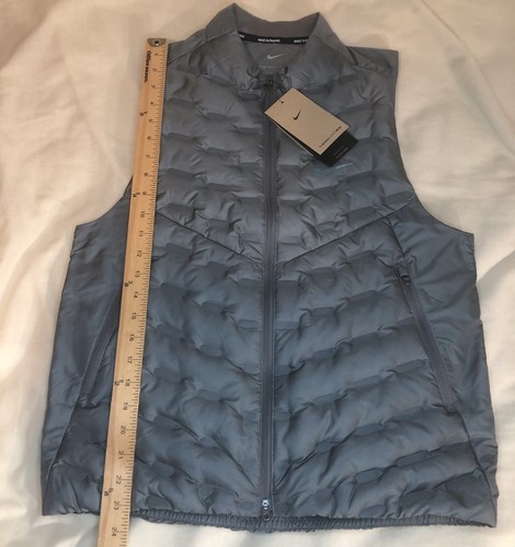 Nike Therma-FIT ADV Repel Down Running Vest Gray FB7542-08 Size S New - Picture 7 of 13