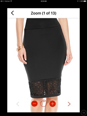 The Cheapest Womens Thalia Deep Black LaceHem Scuba Pencil Skirt XL Online The Cheapest Womens Thalia Deep Black LaceHem Scuba Pencil Skirt XL Online