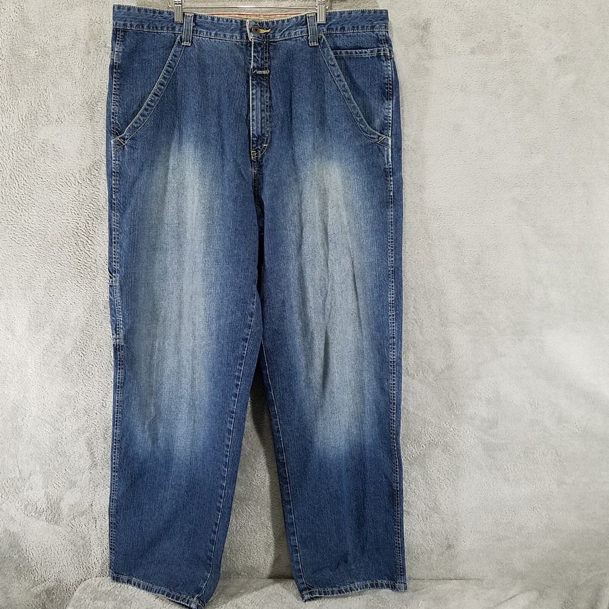 デニム・ジーパン Marithe + Francois Girbaud W CARPENTER DENIM PANTS blue Marithe Francois Girbaud Jeans Mens 40 Blue Denim Carpenter