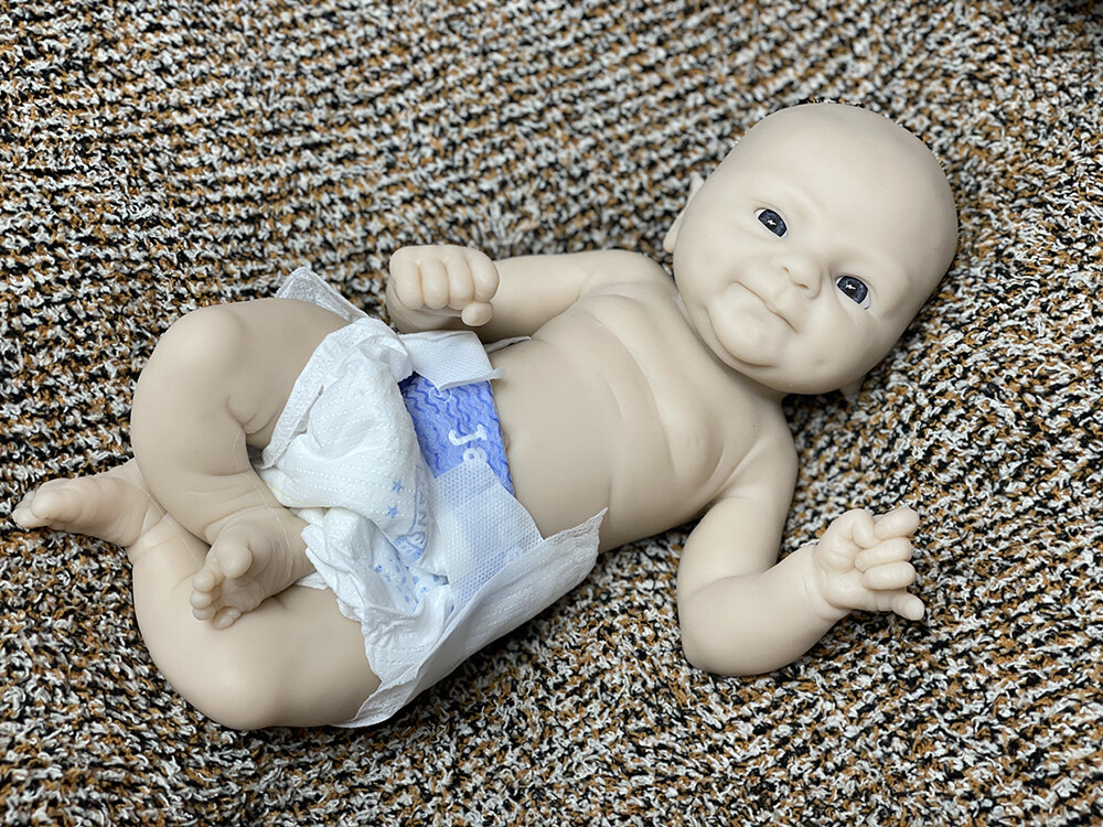 Diy Unpainted Full Body Silicone Blank Doll Kits