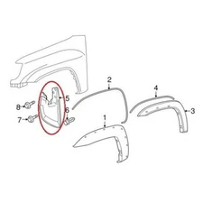 Genuine OEM Front Driver Left Mud Flap For Toyota Tacoma 2005-2011