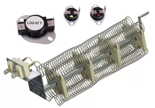 GE DEL203HC Dryer Heating Element Thermal Fuse Thermostat Kit