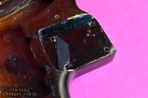 Vintage Fender Jazzmaster Body 1959 / 1960 - Killer PRE-CBS Project - Gold Guard - 第 6/24 張圖片