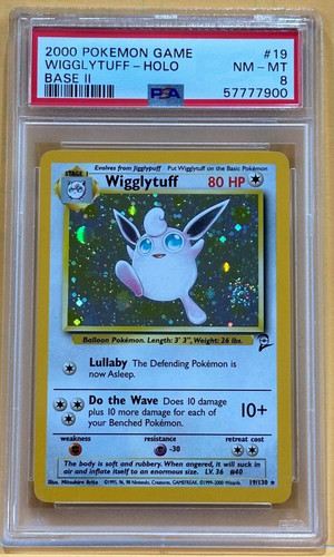 Wigglytuff graded PSA 8 for sale on eBay