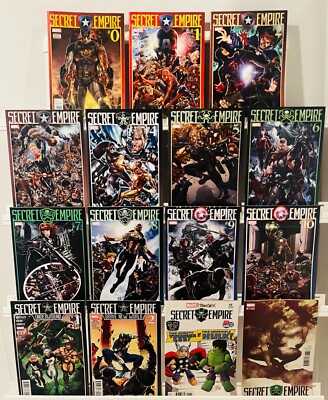 LOT OF 24 SECRET EMPIRE #0,1-10 COMPLETE SET + VARIANTS /1 SHOTS  2017 NM/ NM-