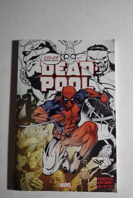 Marvel Color Your Own Deadpool, Tony Moore,Ed McGuinness,