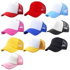 Baseball Cap for Kids Boys Girls Summer Snapback Mesh Hat Casual Outdoor Wear